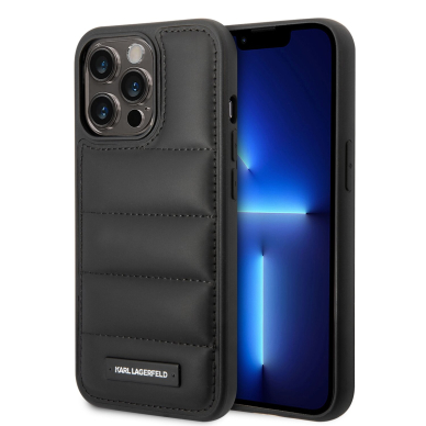 iPhone 14 PRO MAX juoda KARL LAGERFELD nugarėlė KLHCP14XPSQAK