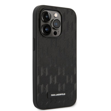 iPhone 14 PRO MAX juoda KARL LAGERFELD nugarėlė KLHCP14XSAKLHPK 4