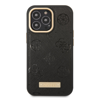 iPhone 14 PRO MAX juoda Magsafe GUESS nugarėlė GUHMP14XSAPSTK 2