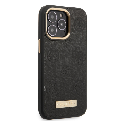iPhone 14 PRO MAX juoda Magsafe GUESS nugarėlė GUHMP14XSAPSTK 4