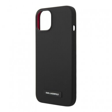 iPhone 14 PRO MAX juoda Magsafe KARL LAGERFELD nugarėlė KLHMP14XSLMP1K 2