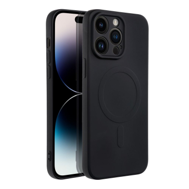 iPhone 14 PRO MAX juoda MagSilicone nugarėlė 1