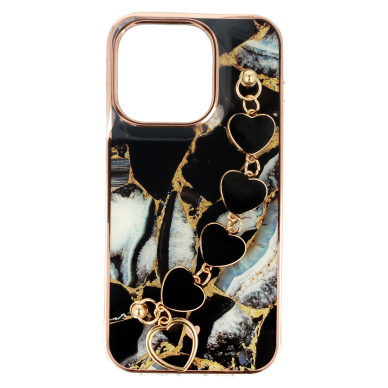 iPhone 14 PRO MAX juoda ROOSEVELT TREND MARBLE nugarėlė design 1 3