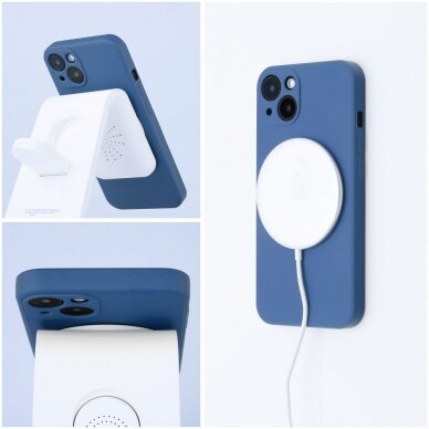iPhone 14 PRO MAX mėlyna MagSilicone nugarėlė 4