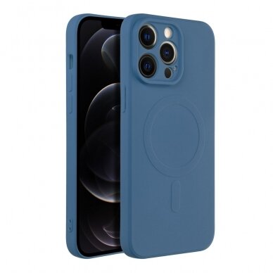 iPhone 14 PRO MAX mėlyna MagSilicone nugarėlė 1