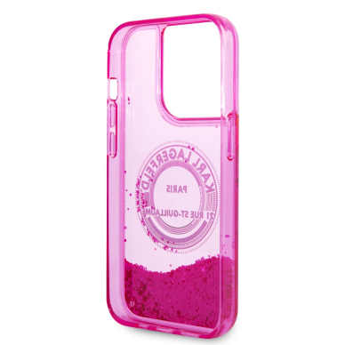 iPhone 14 PRO MAX neo rožinė water KARL LAGERFELD nugarėlė KLHCP14XLCRSGRF 6