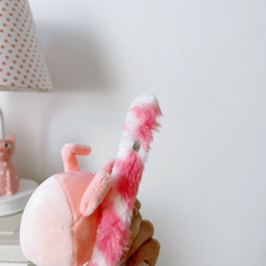 iPhone 14 PRO MAX pink nugarėlė Fluffy Monkey 4