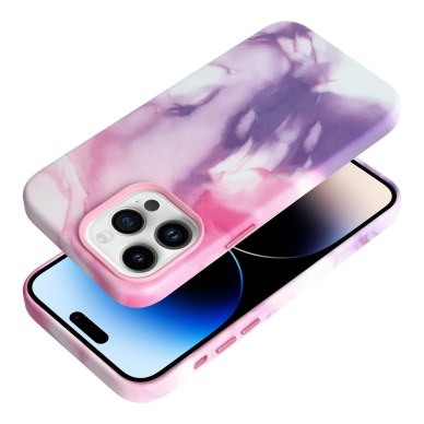 iPhone 14 PRO MAX purple splash MagLeather nugarėlė 1