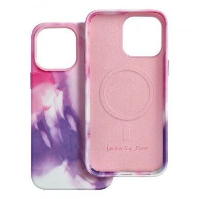 iPhone 14 PRO MAX purple splash MagLeather nugarėlė 6