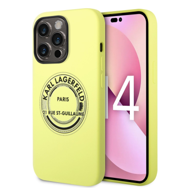 iPhone 14 PRO MAX salotinė KARL LAGERFELD nugarėlė KLHCP14XSRSGRCN