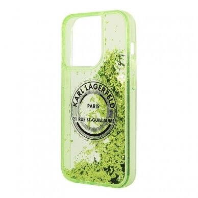 iPhone 14 PRO MAX salotinė water KARL LAGERFELD nugarėlė KLHCP14XLCRSGRN 3