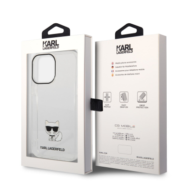 iPhone 14 PRO MAX skaidri KARL LAGERFELD nugarėlė KLHCP14XCTTR 7