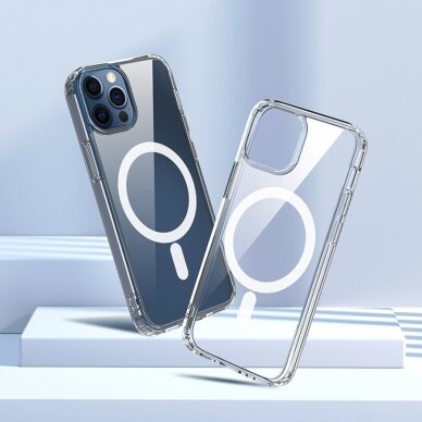 iPhone 14 PRO MAX skaidri PURE CLEAR MAGNETIC Devia nugarėlė 2