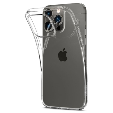 iPhone 14 PRO MAX skaidri SPIGEN LIQUID CRYSTAL nugarėlė 4