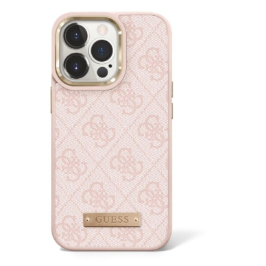 iPhone 14 PRO MAX pink Compatible Magsafe GUESS nugarėlė 2