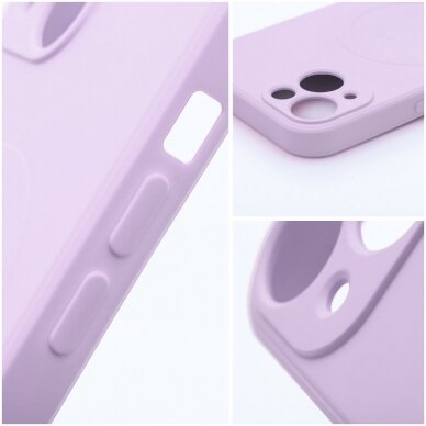 iPhone 14 PRO MAX šviesiai rožinė MagSilicone nugarėlė 7