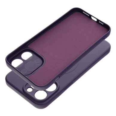 iPhone 14 PRO MAX tamsiai violetinė MagSilicone nugarėlė 2
