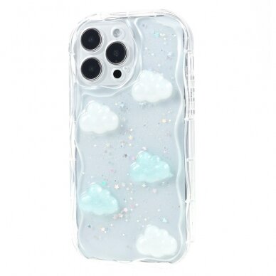 iPhone 14 PRO MAX Tracy nugarėlė Clear 3D Cloud 2