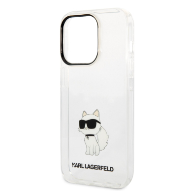 iPhone 14 PRO MAX transparent NFT IML KARL LAGERFELD nugarėlė 5