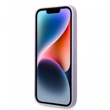 iPhone 14 PRO MAX violetinė GUESS nugarėlė GUHCP14XSLSMU 1