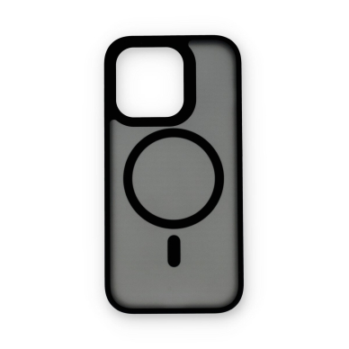 iPhone 14 PRO black MagSafe Mr.Monkey FROSTED ANTI-DROP nugarėlė 1