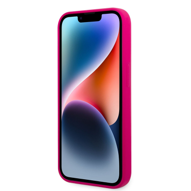 iPhone 14 PRO neo rožinė KARL LAGERFELD nugarėlė KLHCP14LSRSGVTF 1