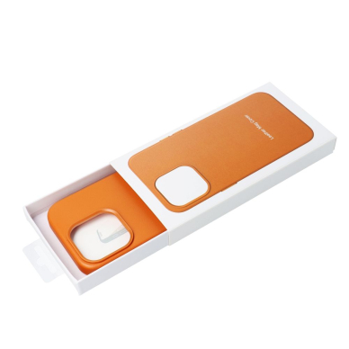 iPhone 14 PRO orange MagLeather nugarėlė 4