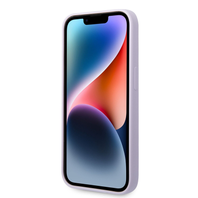 iPhone 14 PRO purple NFT Liquid Silicone KARL LAGERFELD nugarėlė 1