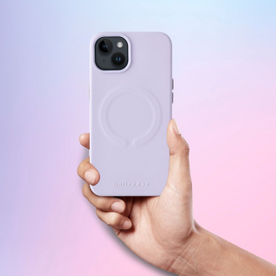 iPhone 14 PRO purple ROAR LEATHER MAG nugarėlė 3