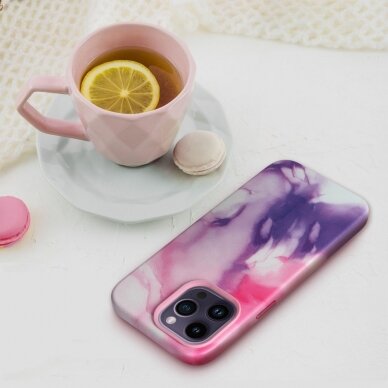 iPhone 14 PRO purple splash MagLeather nugarėlė 5