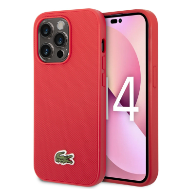 iPhone 14 PRO raudona LACOSTE nugarėlė LCHCP14LPVCR iPhone 14 PRO raudona LACOSTE nugarėlė LCHCP14LPVCR