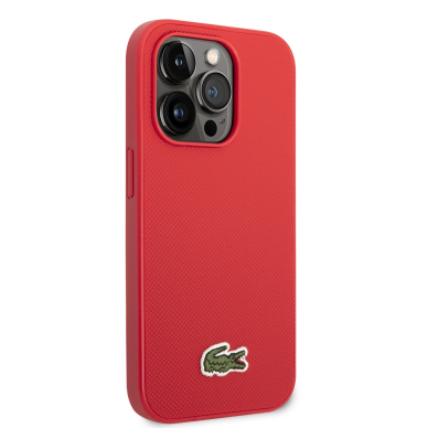 iPhone 14 PRO raudona LACOSTE nugarėlė LCHCP14LPVCR 4
