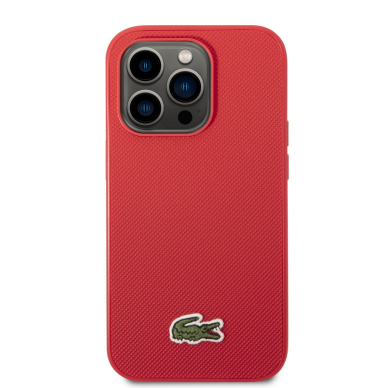 iPhone 14 PRO raudona LACOSTE nugarėlė LCHCP14LPVCR 3