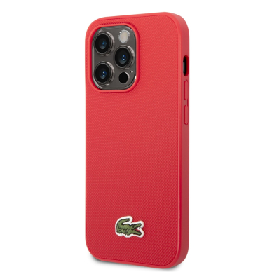 iPhone 14 PRO raudona LACOSTE nugarėlė LCHCP14LPVCR 2