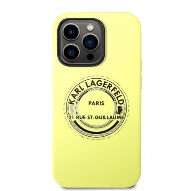 iPhone 14 PRO salotinė KARL LAGERFELD nugarėlė KLHCP14LSRSGRCN 3