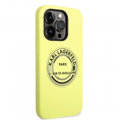 iPhone 14 PRO salotinė KARL LAGERFELD nugarėlė KLHCP14LSRSGRCN 4