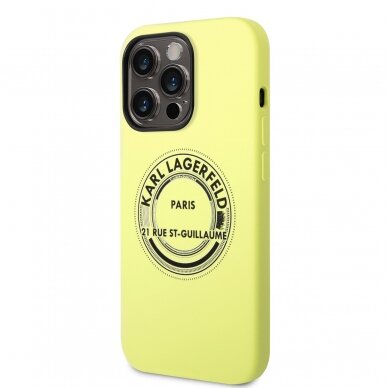 iPhone 14 PRO salotinė KARL LAGERFELD nugarėlė KLHCP14LSRSGRCN 2
