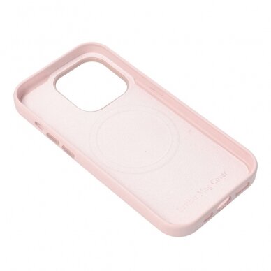 iPhone 14 PRO sand pink MagLeather nugarėlė 2
