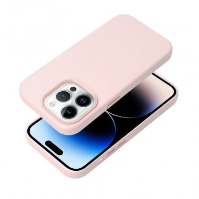 iPhone 14 PRO sand pink MagLeather nugarėlė 1