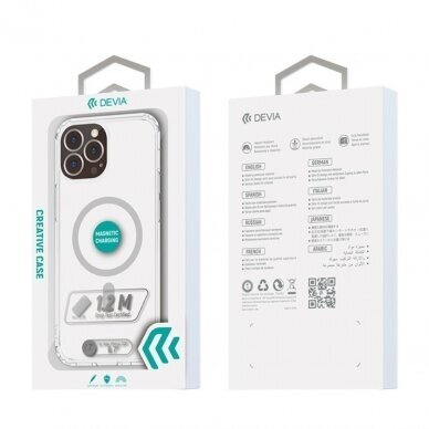 iPhone 14 PRO skaidri PURE CLEAR MAGNETIC Devia nugarėlė 3