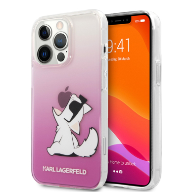 iPhone 14 PRO skaidri-rožinė KARL LAGERFELD nugarėlė KLHCP14LCFNRCPI iPhone 14 PRO skaidri-rožinė KARL LAGERFELD nugarėlė KLHCP14LCFNRCPI