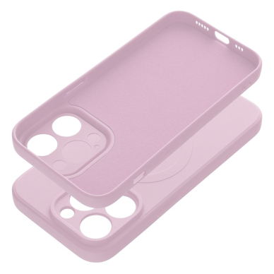 iPhone 14 PRO šviesiai rožinė MagSilicone nugarėlė 1