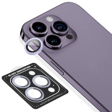 iPhone 14 PRO / 14 PRO MAX apsauginis purple Mr.Monkey galinės kameros stiklas 1
