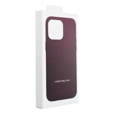 iPhone 14 purple MagLeather nugarėlė 3