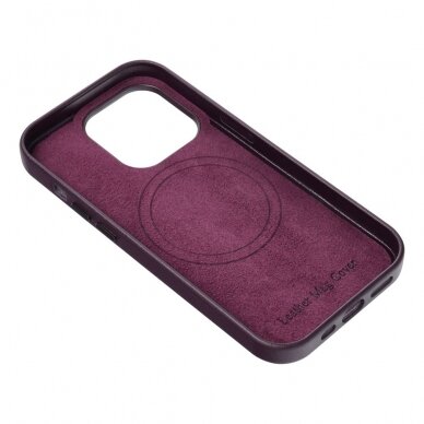 iPhone 14 purple MagLeather nugarėlė 2