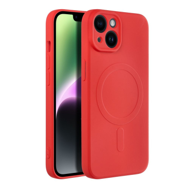 iPhone 14 raudona MagSilicone nugarėlė 1