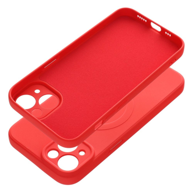 iPhone 14 raudona MagSilicone nugarėlė 2