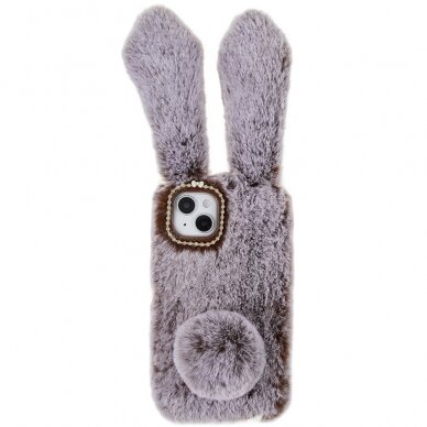 iPhone 14 ruda nugarėlė Fluffy rabbit