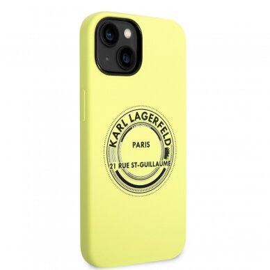 iPhone 14/13 salotinė KARL LAGERFELD nugarėlė KLHCP14SSRSGRCN 4