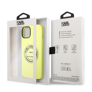 iPhone 14/13 salotinė KARL LAGERFELD nugarėlė KLHCP14SSRSGRCN 7